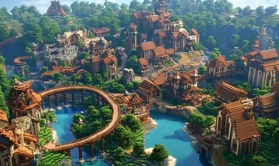 The US and UK will see the construction of Minecraft theme parks